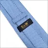 B6 Azure Polka Dots Ties Ties Ties Cravatta Cravatta Crassico Classic Ties per il vestito nuovo di zecca maschile Dimensioni lunghi