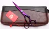 Z9005 6 "440C Purple Dragon Haute Qualité Professionnel Ciseaux De Cheveux Humains Ciseaux De Coiffure De Barbier Coupe Amincissant Cisailles Style Outils