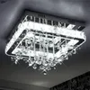 BE52 Creative Led Led Crystal Sufit Lampy / Okrągły / Kwiat Kwadratowy Pokój Salon Aisle Oświetlenie Romantyczne Warmer Master Sypialnia Światła Żyrandole