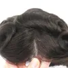 슈퍼 내구성 얇은 피부 남자 toupee, 100 % 천연 인간의 머리카락 시스템 실리콘베이스 헤어 가발 보철 교체 가발