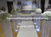 wholesale acrylic diamond aisle stands /walkway stand / wedding crystal pillar for weddings