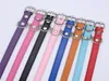 100pcs/lot Fast shipping Dog PU Leather Collar Puppy Cat Dog Collar Cute Neck Strap Leather Pet collars