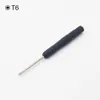 Mini cacciavite Torx T2 T3 T4 T5 T6 Cacciaviti per iPhone Cellulare Giocattolo Accessorio 1000 pz/lotto