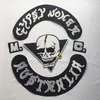 Мода GYPSY JOKER AUSTRALIA MC Club Biker Vest Вышитая нашивка Утюг на всю заднюю часть куртки Motorcyle Patch Бесплатная доставка