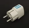 Wysokiej jakości White Universal 2 Pin UK UK AU do UE Euro France Niemcy Adapter podróżny AC AC Power Conwert European4575084