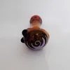 Nouveau Style Coloré Verre Fumer Pipes Main Pipe Tabac Brûleur Dabber Rig Rig Bol