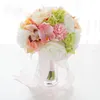 Romantik Gelin Buketleri Çarpıcı Düğün Buketleri Yüksek Kaliteli Düğün Çiçekleri Renkli Aksesuarlar 2017 Yeni Geliş Ucuz