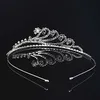 Meisjes kronen met strass bruiloft sieraden bruids hoofddeksels verjaardagsfeestje prestatie optocht kristallen tiara's bruiloft accessoires #BW-T025