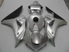 100% passform för Honda Fairings CBR1000RR 06 07 Silver Black Injection Mote Fairing Kit CBR1000RR 2006 2007 OT34