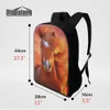 Hedgehog животные печать школы рюкзак для элементарных студентов женщины мода мода сумка Bagpack для путешествий детей большой книжный мешок Rugtas