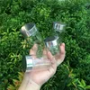 Whole- 50ml 80ml 100ml 150ml Large Glass Bottles with Silver Screw Caps Empty Spice Bottles Jars Gift Crafts Vials 24pcs 284q