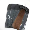 Extensions de cheveux sac d'emballage sac d'emballage anti-poussière avec cintre pour cheveux clip trame de cheveux humains outils de cheveux professionnels