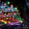 Jardín al aire libre luz láser Proyector rojo y verde Árbol Paisaje lámpara 24 patrones control remoto inalámbrico para jardín Decoración del árbol de Navidad