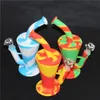 arrival rig silicone bong price glass water pipe with dry herb bowl silicone water pipe straight