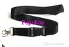 Hot Sale! Gratis verzending Effen zwarte kleur lanyard nekband lanyard groothandel fukuan