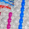 Badmattor grossist-1pcs 2021 Anti-bakteriell glidande matta mångfärgad duschfotmassage PVC-badkar med sucker under 1