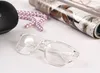 300pairs / lot روكابيلي الشرير المهوس الرجعية واضح عدسة النظارات نظارات شمسية اللون