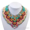 Statement Pendants for Women Fashion Jewelry Retail Ethnic Gemstone Lace Choker Bohemian Necklace Vintage Collar Necklaces