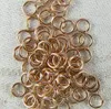 500 pcs 4mm 5mm 6mm Open Jumprings Rose gold Plated Jump rings - split rings DIY supplies jewelry accessories