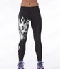 Newest Women Slimming Training Fitness Sports Dance Trousers Jogging Wild Tiger Yoga Pants Tight White Black Leopard Leggings