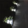 LED underjordiska lampor Begravd lampdäck IP68 PATH Ljus Vit blå RGB Solar Brick Ice Cube Path Reculed Floor Lights Outdoor Waterproof