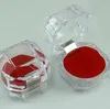 Wysokiej jakości kryształ akrylowy Clear Ring Box / Box Box Case / Pudełka Darmowe DHL