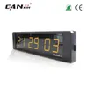 [Ganxin] Mini 1inch 6 siffror 7 Segment LED Display Clock Support Countdown / Up Digital i Amber / White Tube för Inomhuslarm Väggklocka