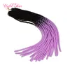 Julklapp Preloop Straight Ombre Hair Extension Bug Soft Dreadlocks Faux Locs Syntetiska Braiding Crochet Braids Hair Marley Twist