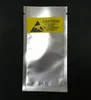 Open Top ESD 10 * 15 cm Saco De Embalagem De Plástico Antiestático Anti-Estático para o telefone flex cabo da bateria Pacote de Plástico Bolsa de Etiqueta amarela