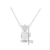 Söt frukt silverpläterad Hängsmycke Halsband Örhängen Set Fashion Charm Smycken för Women Girl Party Club Decor