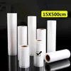 15x500cm Long Roll Line Embossing Vacuum Cooked Food Saver Storing Packaging Bag Meat Snacks Dry Fruit Beans Storage Sealing Plastic Package