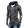 Men's Jackets Wholesale- KLV Brand Clothing Slim Mens Coat Casual Cotton Leather Winter Warm Hooded Sweatshirt Jacket Outwear Jaqueta Mascul