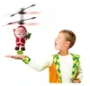 전기 적외선 센서 비행 산타 클로스 유도 항공기 장난감 RC 헬리콥터 무인 항공기 장난감 키즈 크리스마스 선물 50pcs