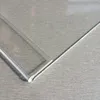 1 Weld L Shaped Clear Acrylic Plastic Sign Display Paper Label Card Price Tag Holder Stand Horizontal on Table Small T2mm 30pcs