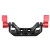 CAMVATE 15mm Rod Clamp 1/4" -20 Gewinde Red Knob für DLSR Kamera-Anlage Cage Bauplatte