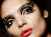 Hela Beautom 1pc Fashion Lace Hollow Eye Shadow Face Stick Eyeliner Stickers Temporära tatoos Makeup Art Pat Costume Party 5950994