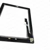 150pcs 터치 스크린 유리 패널 iPad 2 3 4 흑백 DHL 배송에 대한 디지타이저 접착 버튼