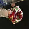14mmm мужской пьянящий цветной стеклянный шар кусок для Бонг случайный цвет парик вилять табак чаши для курительной трубки трава чаша