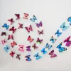 10Colors Butterfly 3D Wall Sticker 12 Pieces/Set PVC Kylskåp klistermärke för vardagsrumsdekorationsväggar