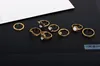 8 pièces/ensemble Vintage Midi anneaux couronne blanc gemme Bronze laiton Knuckle anneau ethnique sculpté Boho Midi bagues pour hommes femmes bijoux de mode