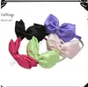 12PCS/lot Fashion satin bow Hair band fabric headbands hair accessory