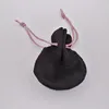 Pink Ribbon Black Velvet Bags Fit European Pandora Style Beads Charms and Bracelets Necklaces Jewelry Fashion Pendant Pouches