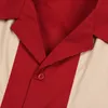 Chemises hommes Vintage Rockabilly Hot Rod Bowling chemises années 50 Style Party Club wear
