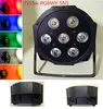 LED par 7x15W RGBWY 5N1 lumière de scène de mélange de couleurs LED Par DMX canaux 9 lumière DJ KTV