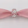 Andy Jewel 925 Sterling Silver Pärlor handgjorda lampor rosa fält av blommor charms passar europeisk pandora stil smycken armband halsband murano 791665