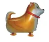 Jouets mignons pour enfants, chien doré marchant, lot de 50 pièces, ballon en aluminium, Animal en marche, ballon en aluminium, 5824240