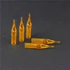 Disposable Tattoo Tips 50 Pcs 3RT Yellow Color Plastic Sterile Nozzles Tube Tattoo Supply For Tattoo Machine 3498090