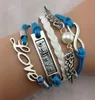 DIY Infinity Charm Armbanden Antieke Cross Armbanden Hot Koop 55 Stijlen Mode Lederen Armbanden Multilayer Heart Tree of Life Sieraden