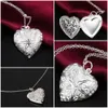 Bijoux à bricoler soi-même en laiton creux or argent plaqué Photo coeur médaillon huiles essentielles médaillon pendentif collier b630