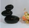 Modern San Shengg Stone Shape Ceramic Vase for Home Decor Tablett Vase Black and White Colors7719301